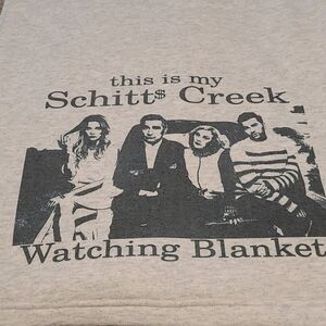 Schitt's Creek watching Blanket NEW soft